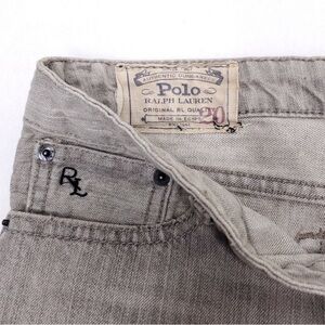 Polo Ralph Lauren slim-fit gray denim jeans